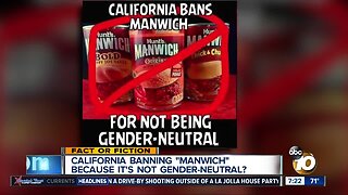 California banning "Manwich" name?