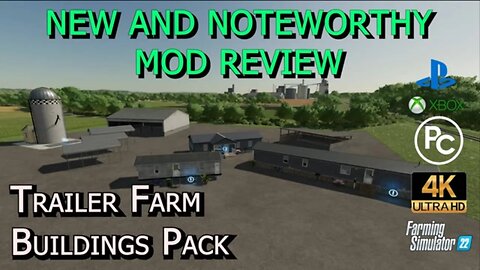 Trailer Farm Buildings Pack | Mod Review | Farming Simulator 22