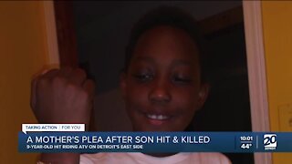 9-year-old boy hit and killed while riding ATV in Detroit