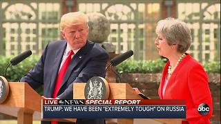 Special Report | President Trump holds joint press conference with U.K. Prime Minister Theresa Way