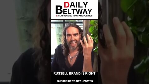 Russell Brand agrees with Donald Trump - Mainstream media is not your friend #shorts #shortsvideo