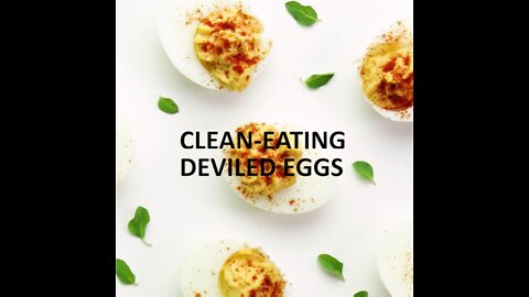 Clean Eating Deviled Eggs