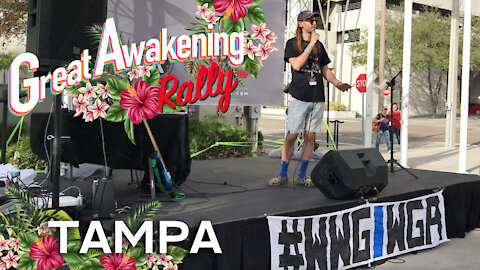 TAMPA Great Awakening Rally Speech by Dylan Louis Monroe