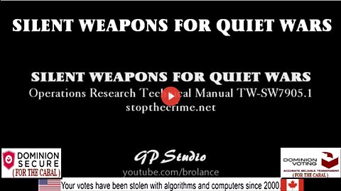 Silent Weapons for quiet Wars