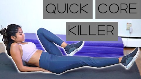 7 Minute Core Workout (HARD)