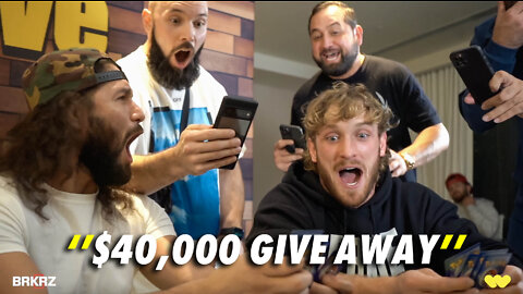 Jorge Masvidal And Logan Paul $40,000 Give Away!