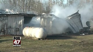 Fire destroys farm housing complex