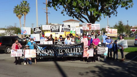 40 Days for Life Lancaster California Prayer Walk Fall 2020