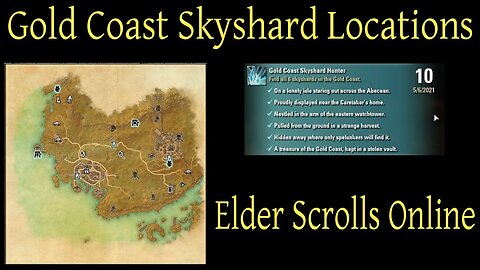 Gold Coast Skyshard Locations [Elder Scrolls Online] ESO