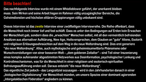 Die Apokalypse ist geplant - Interview 1 - Teil 2/4 - Interview mit Whistleblower Alexander Laurent