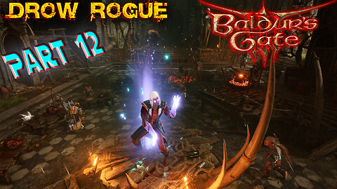 Baldur's Gate 3 - Blind Playthrough - Drow Rogue - Part 12 ( Commentary )