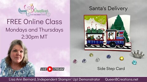 👑 Santa's Delivery Side Step Card