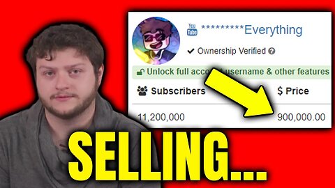 SkyDoesMinecraft is Selling His Channel For $1 Million...