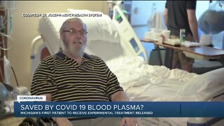 Metro Detroit man is first COVID-19 patient in Michigan to use antibody plasma treatment