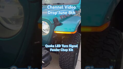 Illuminate Your Jeep Wrangler: Let There Be Light with Quake LED Chop Kit #shorts #jeep