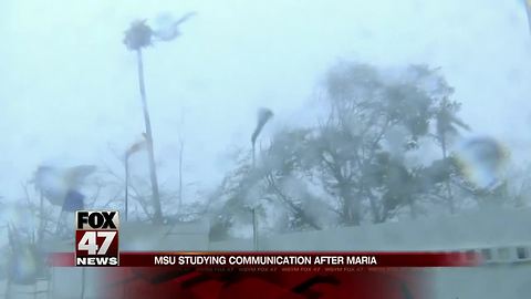 Michigan State to study communication after Hurricane Maria