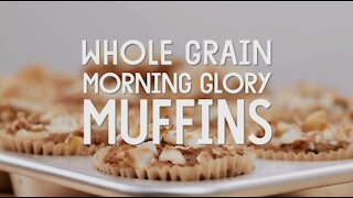 Whole Grain Morning Glory Muffins