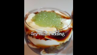 Home Made Taho / SOY MILK PUDDING/Vegan Pudding/