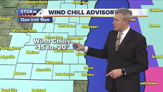 Wind Chill Advisory in effect Friday morning