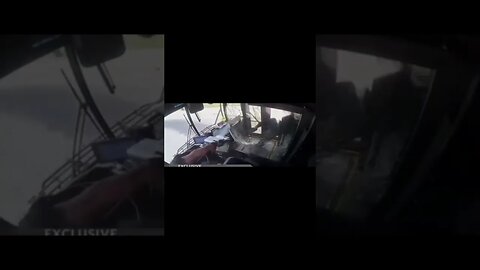 Bus driver has a shoot out with rider when he refuses to make an unofficial stop. rider hot upset