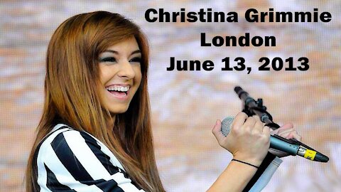 Christina Grimmie in London - June 13, 2013