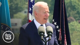 Biden Has CRINGIEST Moment Ever When Cadets Don’t Laugh at His Joke