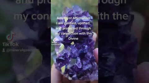 Amethyst Affirmation Amethyst For Protection Best Crystals for Protection Amethyst Crystals