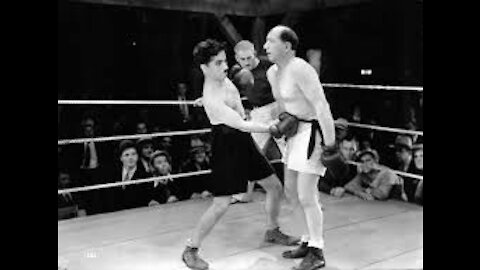 Charlie Chaplin The Championi n boxing ring funny video