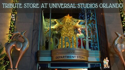 A look at Universal Studios Orlando Christmas Tribute Store 2022 | Treats and Earl the Squirrel