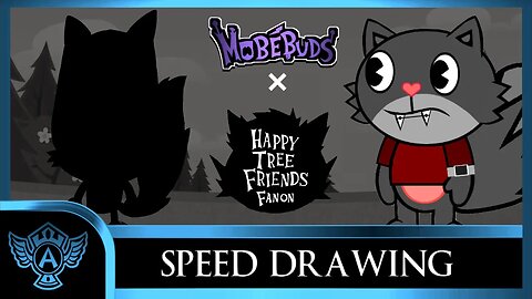 Speed Drawing: Happy Tree Friends Fanon - Shawn | Mobebuds Style