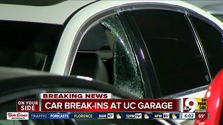 Thieves stole car, broke into dozens of cars at University of Cincinnati parking garage