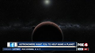 Astronomers want you to help name a planet