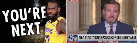 Lebron James Sends Threatening Tweet to Police Officer - Ted Cruz Responds With a NUKE