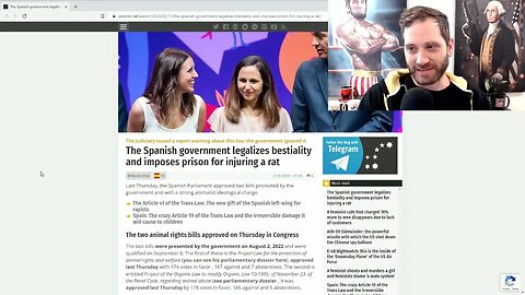The Spanish Government Legalizes Bestiality For Lefty DegeneratesSalty Cracker