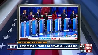 Democrats expected to debate gun violence