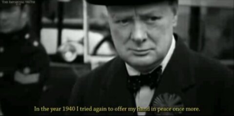 Speech: Churchill The Drunken Warmongering Bum