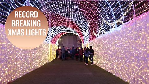 This is the world's largest Christmas lights display