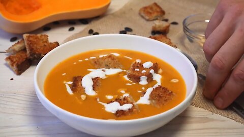 How to make vegan butternut squash soup