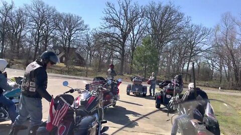 Patriot Guard Riders in Mt. Pleasant texas