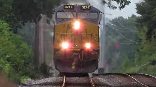 CSX Q017 Intermodal Double-Stack Train From Berea, Ohio September 4, 2021