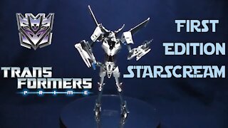 Toy Review Transformers Prime First Edition STARSCREAM
