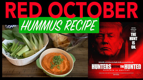 Red October Hummus Recipe by Jennifer Mac