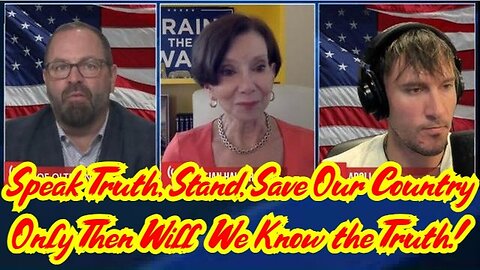 Dr. Jan Halper-Hayes: Speak Truth, Stand, Save Our Country - Only Then Will We Know the Truth!