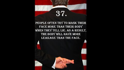 Deception Tip 37 - Mask The Face - How To Read Body Language