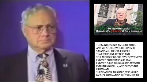 Ted Gunderson FBI Whistleblower Poisoned w/ Arsenic, Killed By The 'Illuminati' (Original Post 12.12.14)