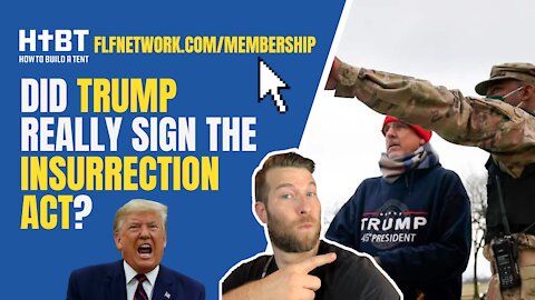 Did Trump really sign the insurrection act this weekend?