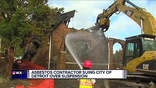 Detroit suspends major asbestos abatement contractor, which could delay blight fight