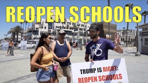 Trump Is Right: Reopen Schools | Let’s Talk