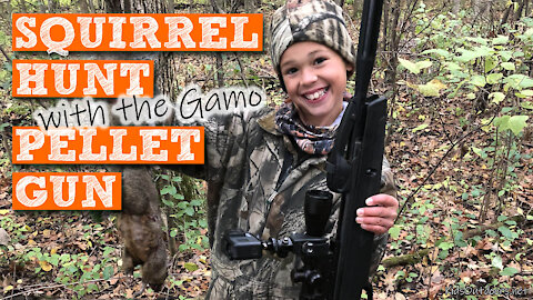S1:E22 Squirrel Hunt with the Gamo Pellet Gun | Kids Outdoors