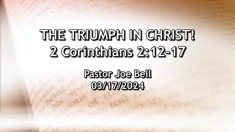 Triumph in Christ